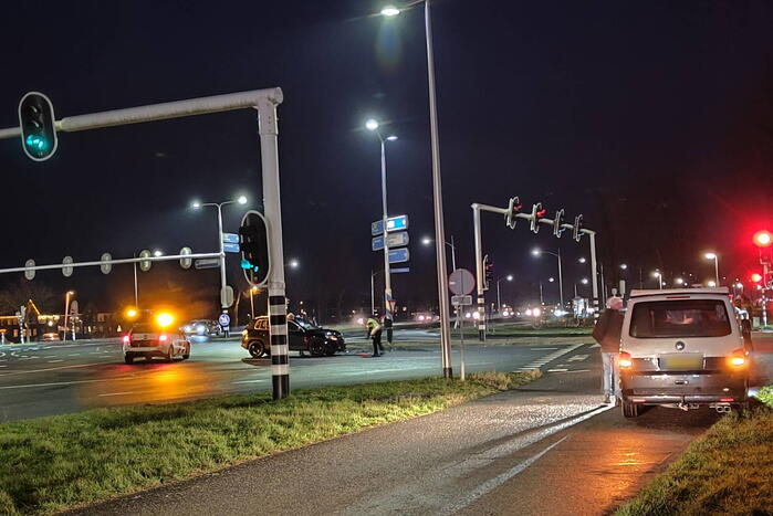 Materiële schade na ongeval op kruising