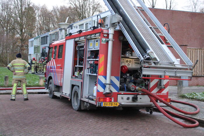 Keukenbrand snel onder controle