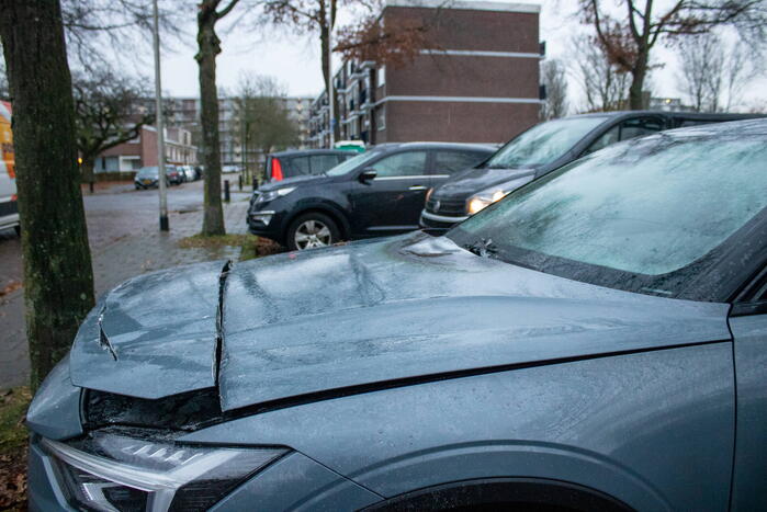Autobrand snel onder controle
