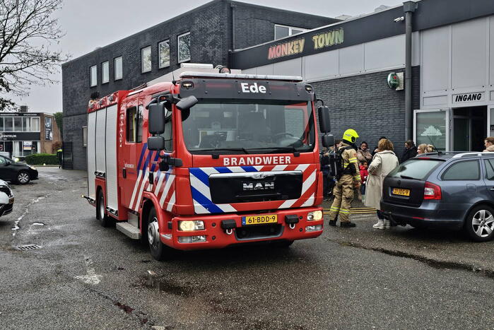 Speelparadijs ontruimd vanwege keukenbrand