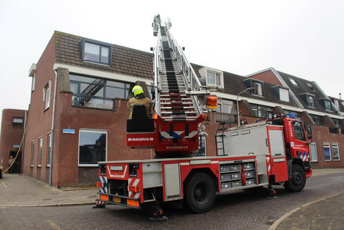 Forse rookontwikkeling in Houtkachel