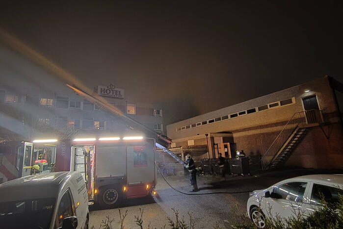 Rookontwikkeling in technische ruimte hotel