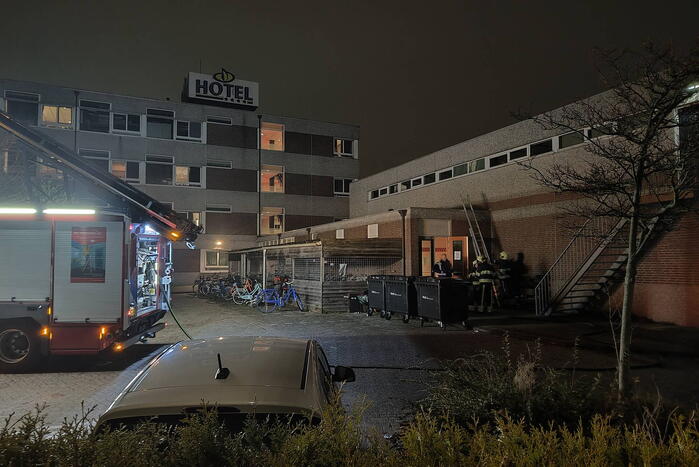 Rookontwikkeling in technische ruimte hotel