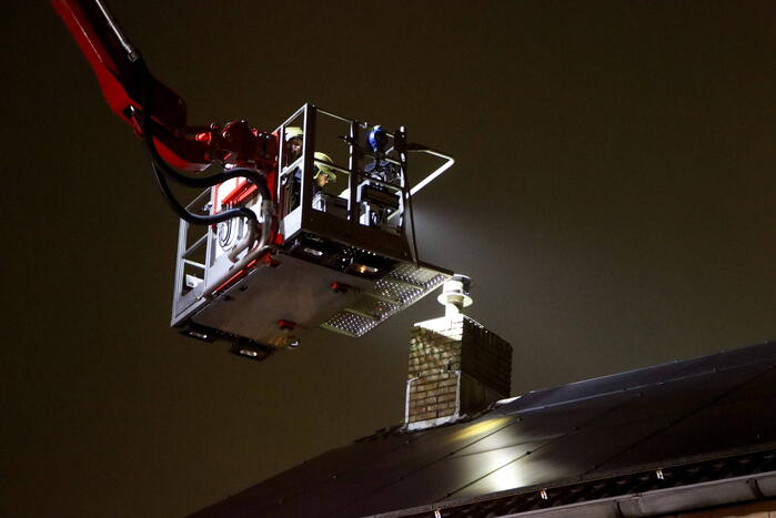 Oplettende buren merken schoorsteenbrand op