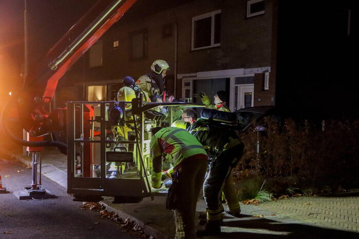 Oplettende buren merken schoorsteenbrand op