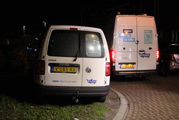 Brandweer ingezet voor waterleiding breuk