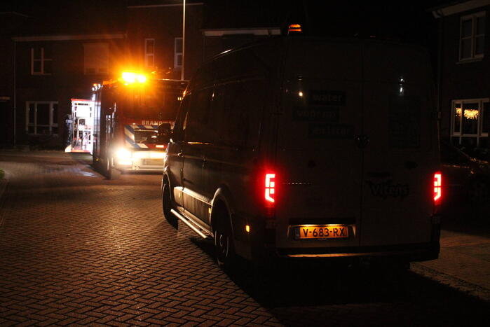 Brandweer ingezet voor waterleiding breuk