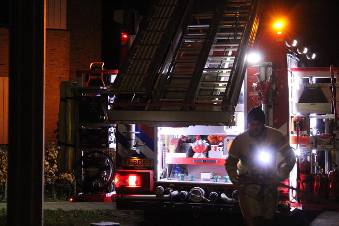 Brandweer ingezet voor waterleiding breuk