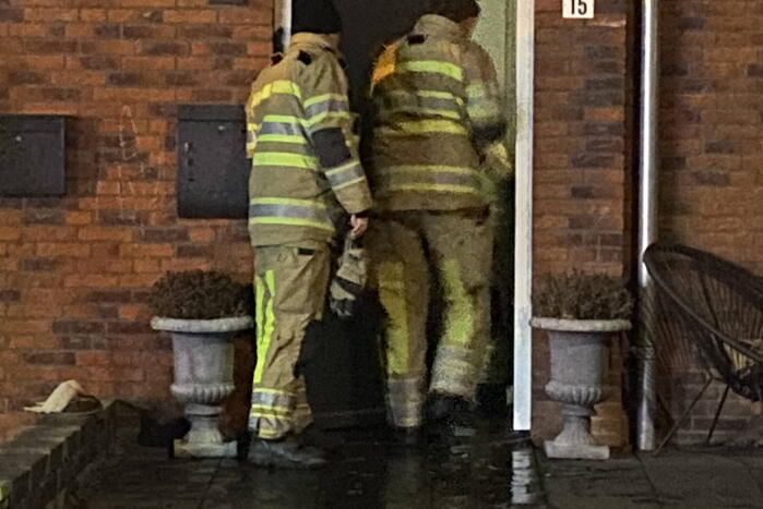 Brandweer ingezet voor waterleiding breuk