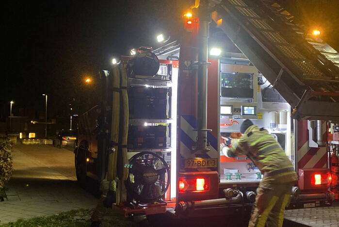 Brandweer ingezet voor waterleiding breuk