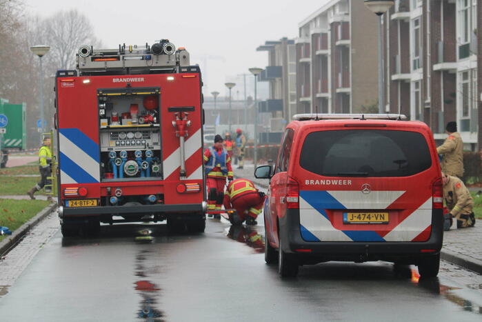 Persoon heeft gaskraan opengedraait arrestatieteam aanwezig