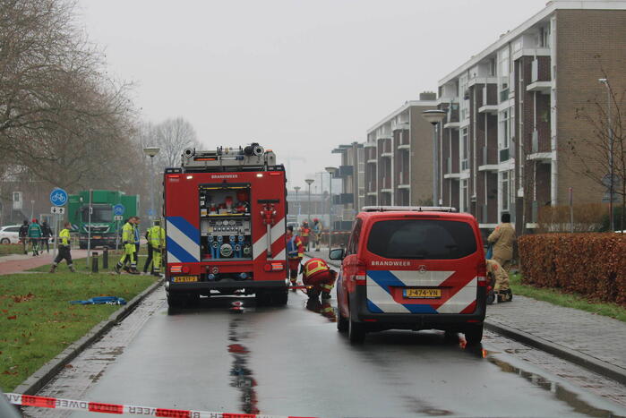 Persoon heeft gaskraan opengedraait arrestatieteam aanwezig