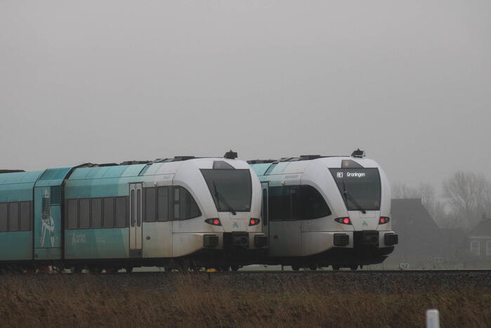 Voetganger overleden bij botsing met trein tijdens oversteken