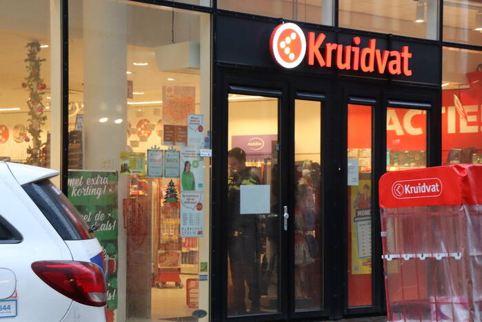 Onderzoek naar overval op winkel