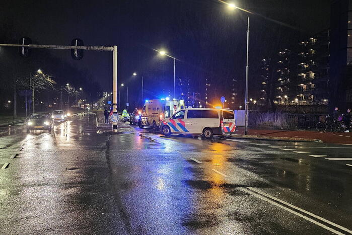 Voetganger aangereden tijdens afhandeling eerder ongeval