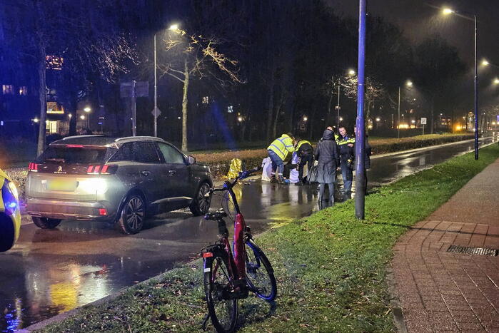 Voetganger aangereden tijdens afhandeling eerder ongeval