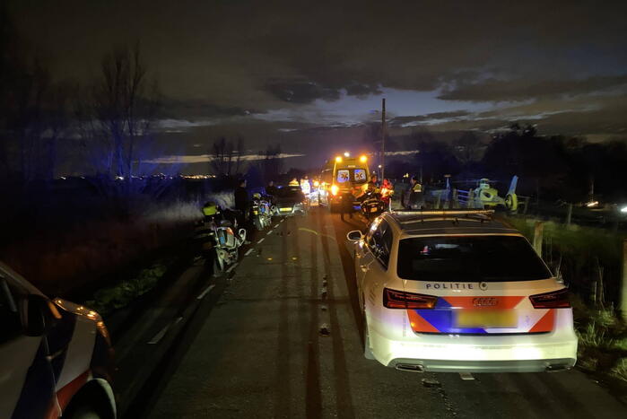 Motorrijdster overleden bij ongeval