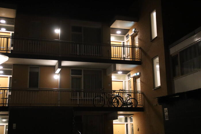 Schade door explosie bij woning