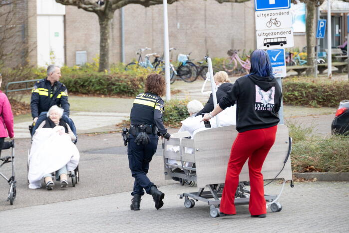 Zorgcentrum ontruimd door brandmelding
