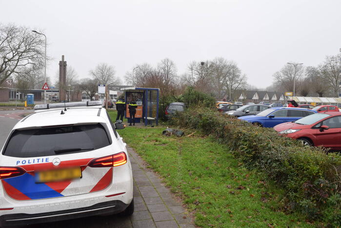 Auto raakt van weg en belandt in bosjes