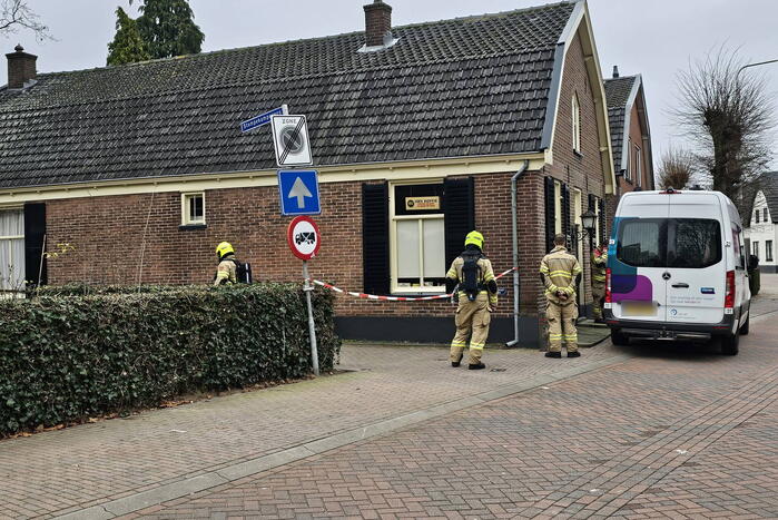 Gaslekkage ontstaan door werkzaamheden