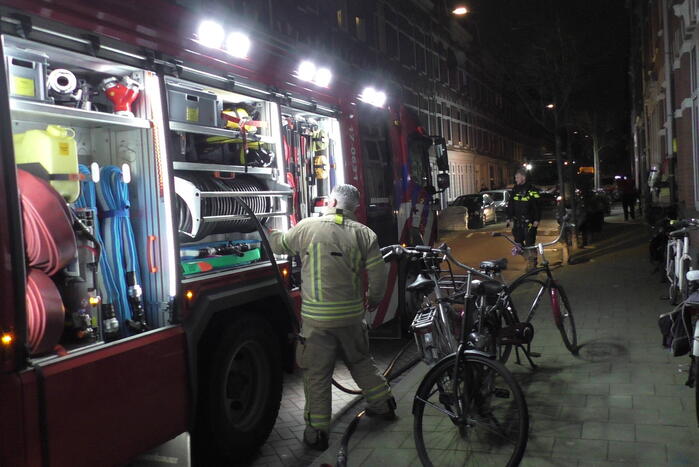 Rookontwikkeling in woning door vergeten pan op vuur