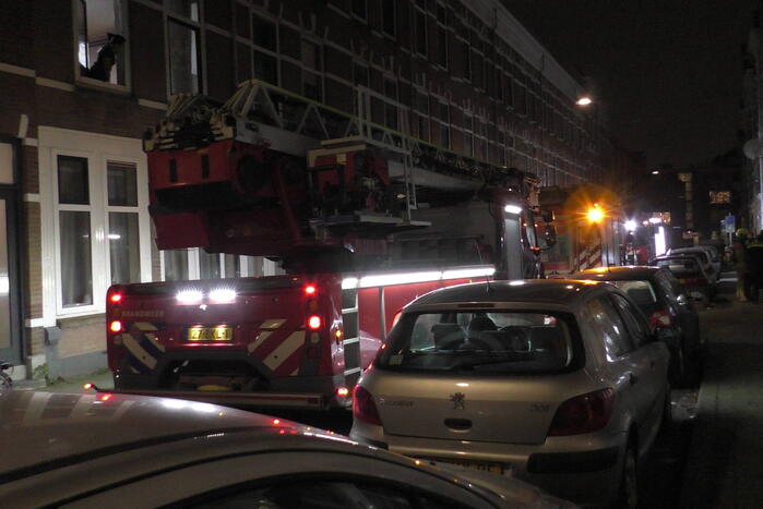 Rookontwikkeling in woning door vergeten pan op vuur