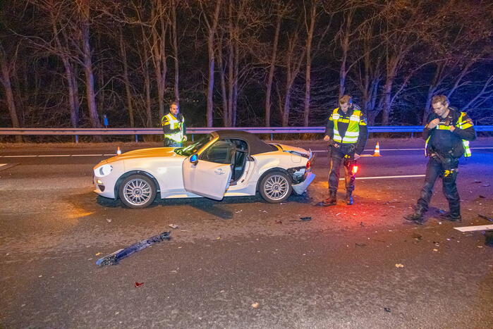 Twee gewonden bij ongeval op snelweg