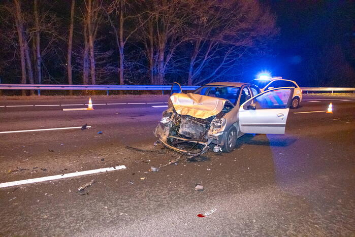 Twee gewonden bij ongeval op snelweg