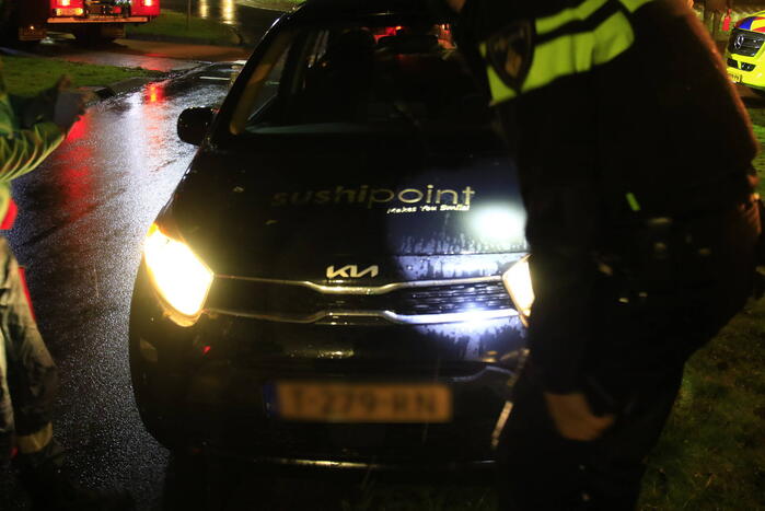 Fietser gewond bij aanrijding met bezorger