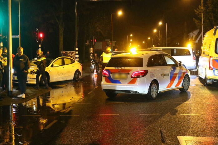 Flinke schade bij ongeval op kruising