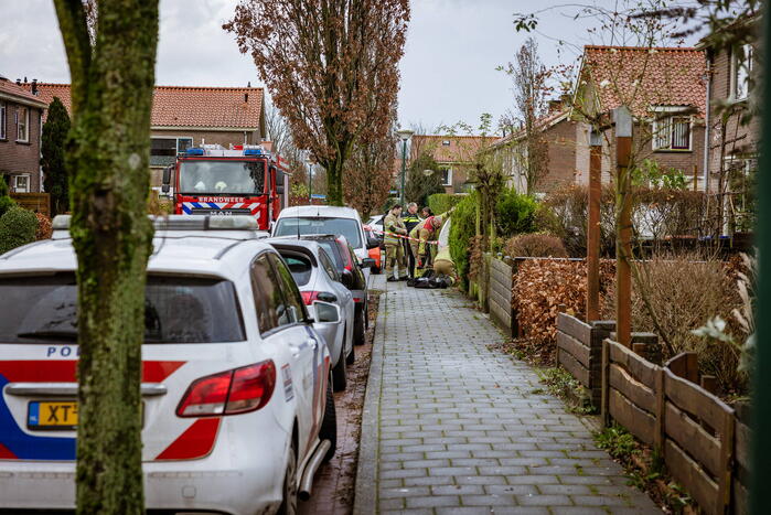 Overleden persoon gevonden in brandgang