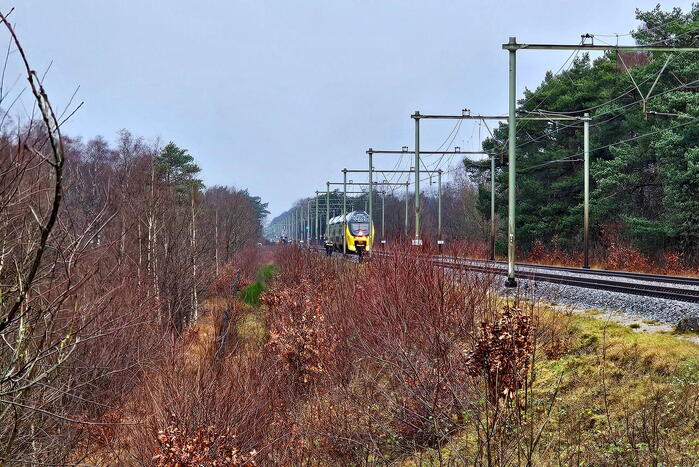 Treinverkeer gestremd door aanrijding met persoon