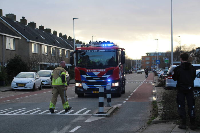 Schoorsteenbrand trekt veel bekijks