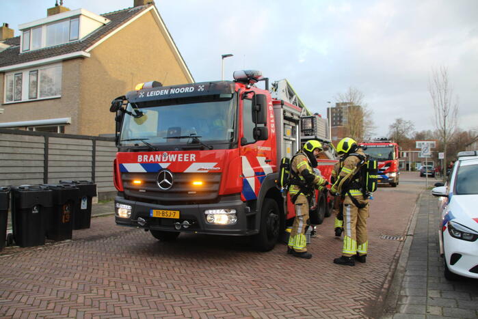 Schoorsteenbrand trekt veel bekijks
