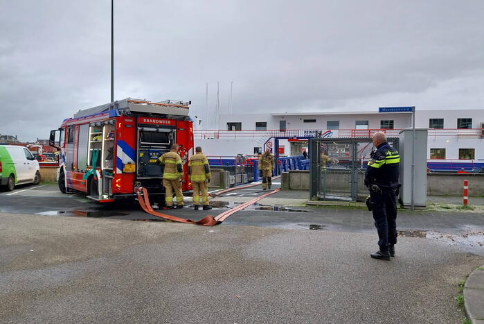 Brand aan boord van bunkerschip