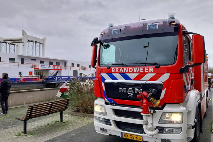 Brand aan boord van bunkerschip