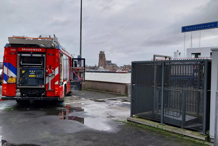 Brand aan boord van bunkerschip