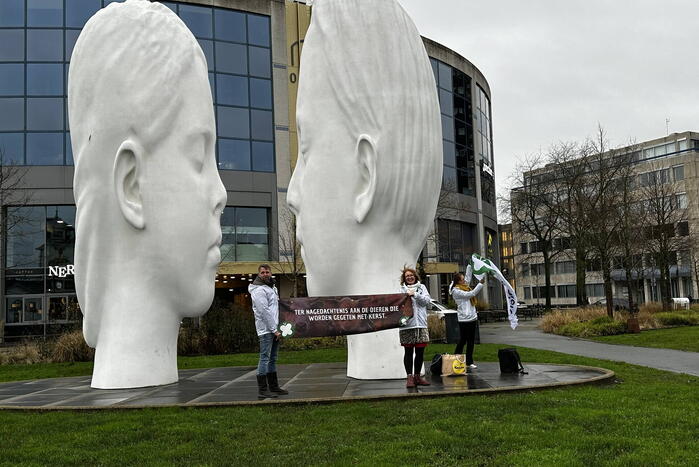 Stille tocht door partij van de dieren