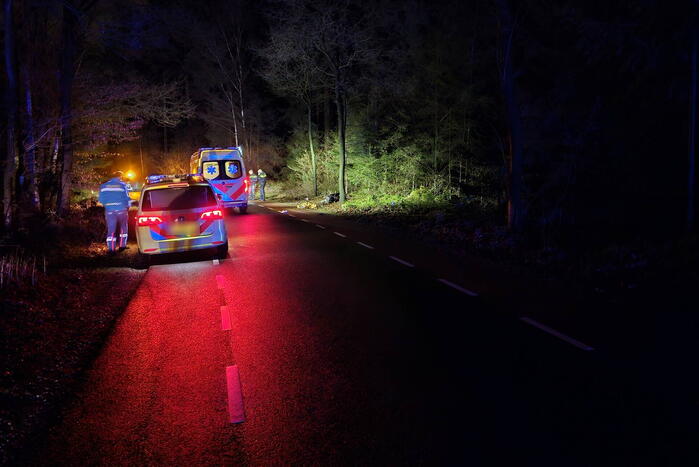 Ernstig eenzijdig ongeval met scooter