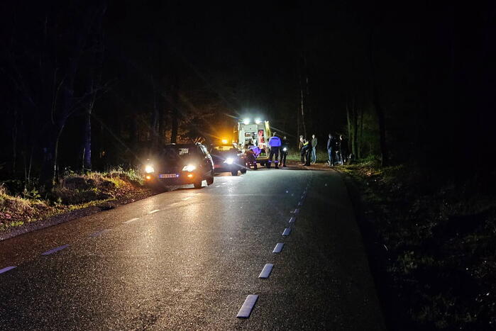 Ernstig eenzijdig ongeval met scooter