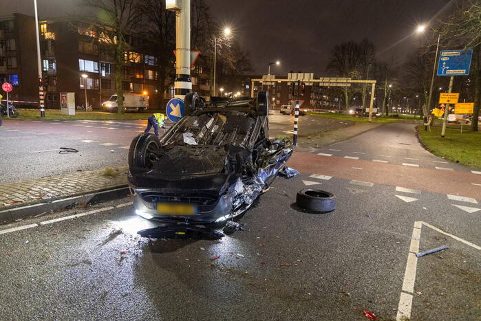 Drie gewonden bij ongeval op kruising