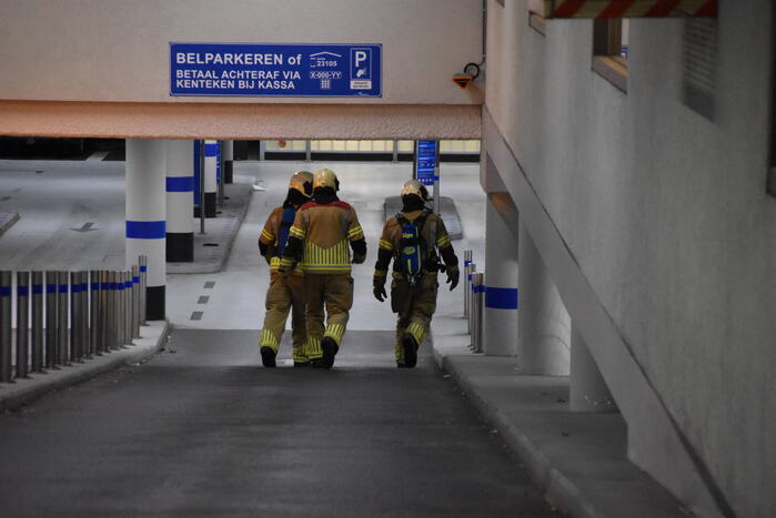Wateroverlast in parkeergarage door baldadigheid