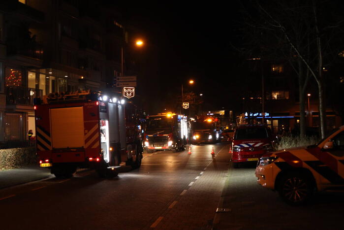 Brand in keuken van appartementencomplex