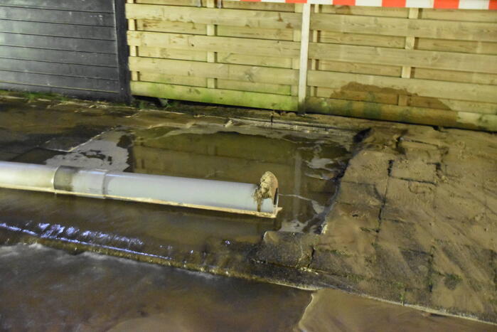 Huishoudens zonder water na leidingbreuk