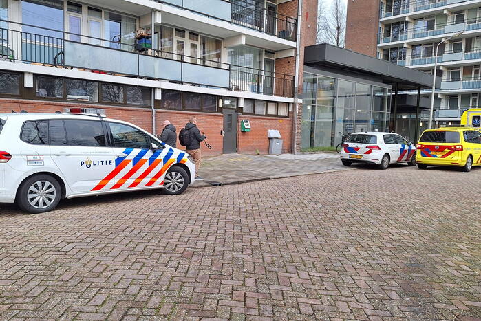 Gewonde na steekincident in flat