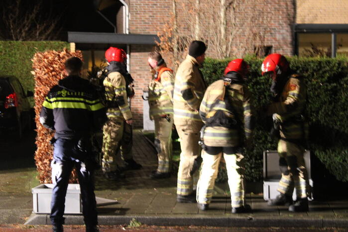 Brand in schoorsteen van vrijstaande woning
