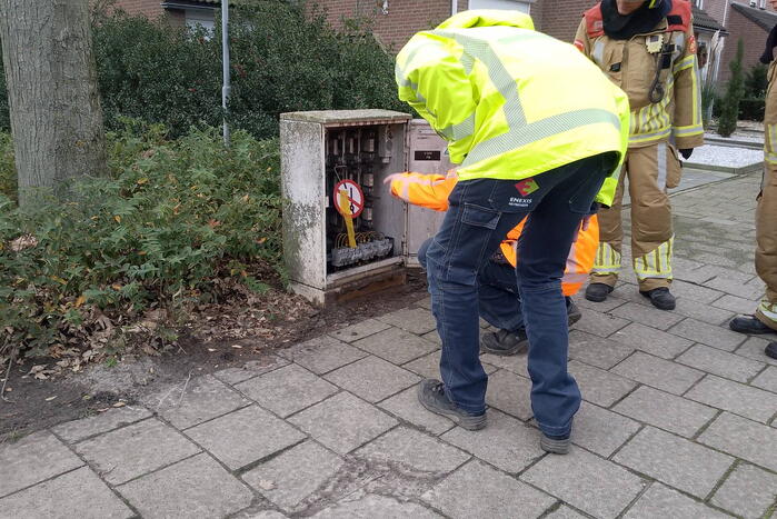 Brandweer ingezet voor rookontwikkeling in stroomkast