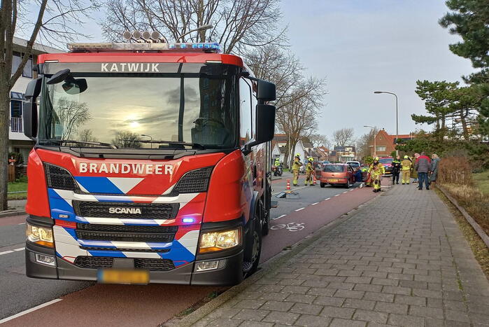 Gewonde bij ongeval tussen twee voertuigen