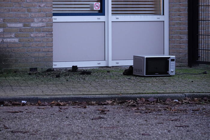 Rookontwikkeling door brand in magnetron in woon-zorgcomplex